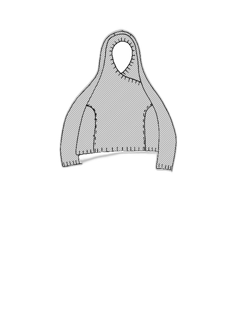 Rundholz — широкая футболка из тонкой французской футери — 1251280520