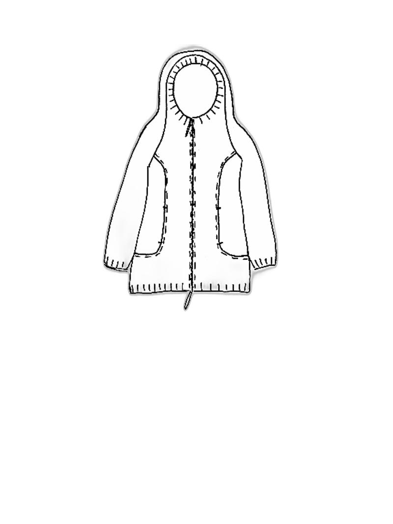 Rundholz - Свободная куртка из тонкой французской махровой ткани с блестящим эффектом - 1251281109