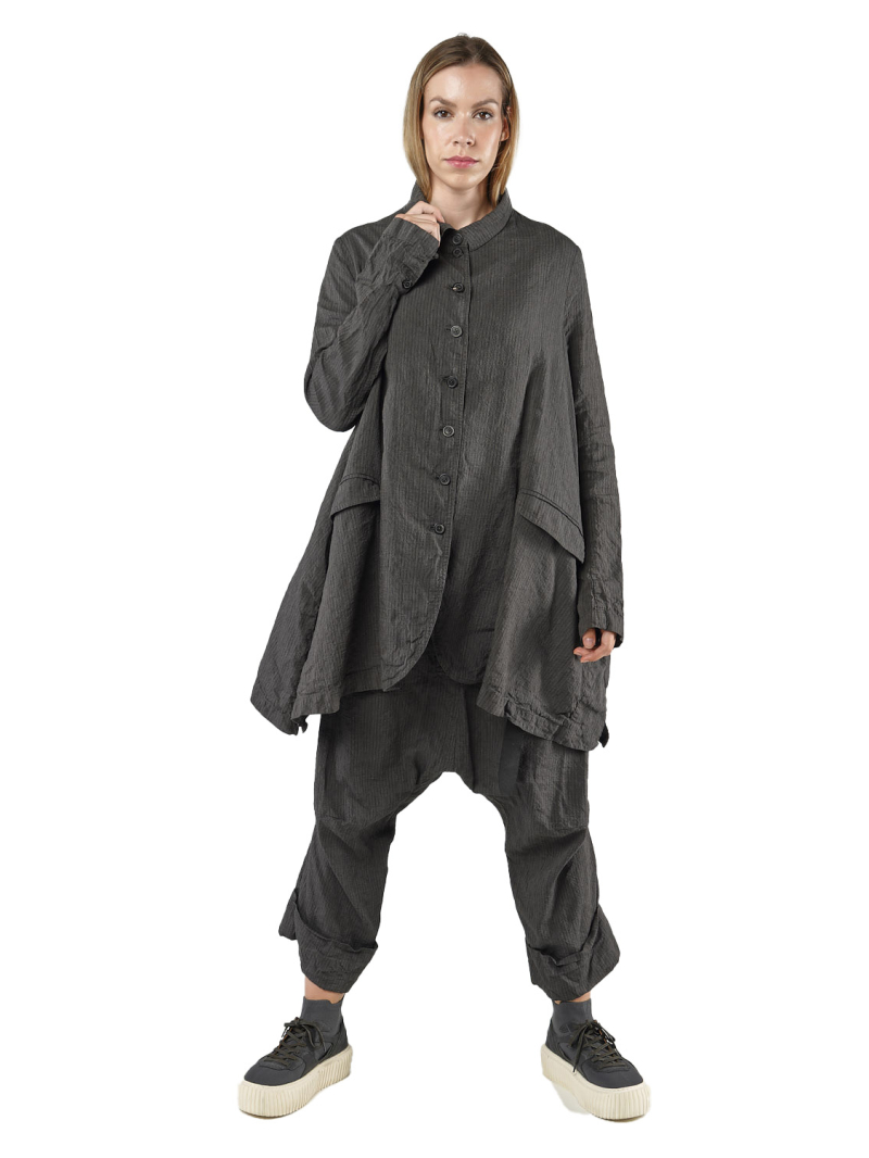 Рундгольц - пальто - черная полоска - 1251291205