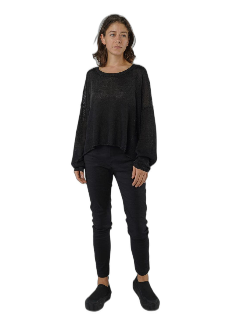 Rundholz - Hip-length hemp knit sweater - 1251440712