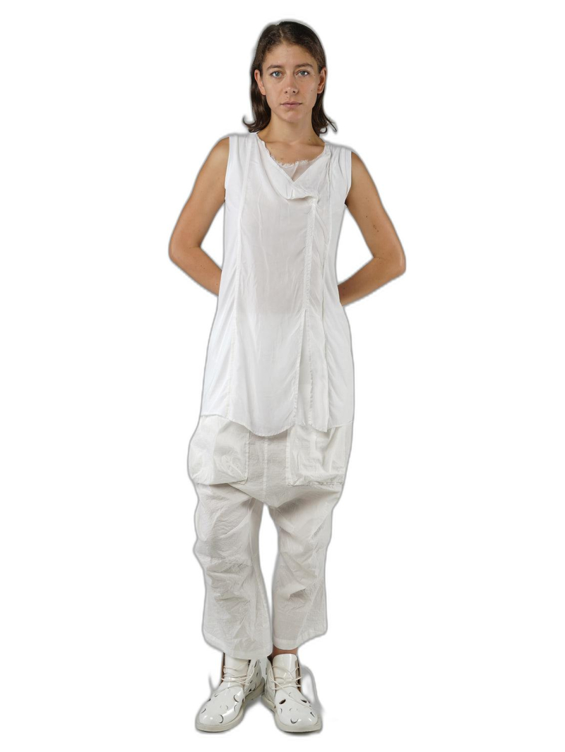 Rundholz - Hüftlanges baumwoll krepp jersey top - 1251560804