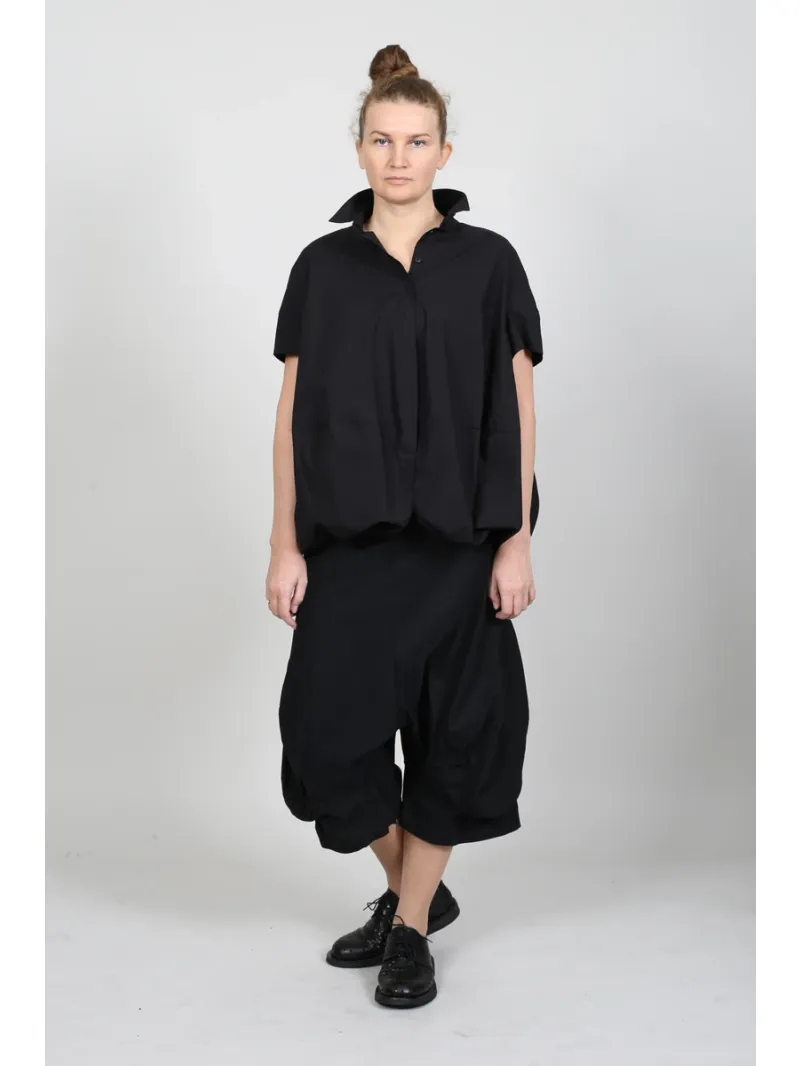 Rundholz - Wadenlange baumwoll stretch hose - 1251630104