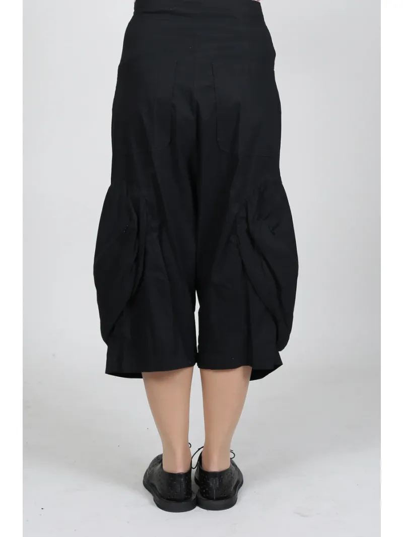 Rundholz - Wadenlange baumwoll stretch hose - 1251630104