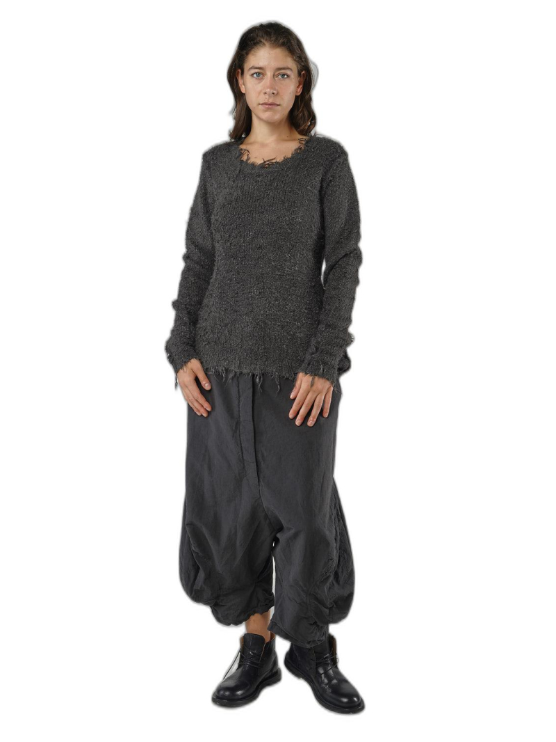 Rundholz - Slim tussah silk knit sweater - 1251650701