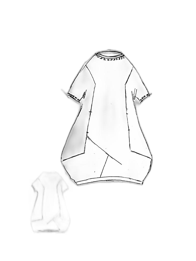 Rundholz — Платье из модального шелка с балонным силуэтом — 1251700901