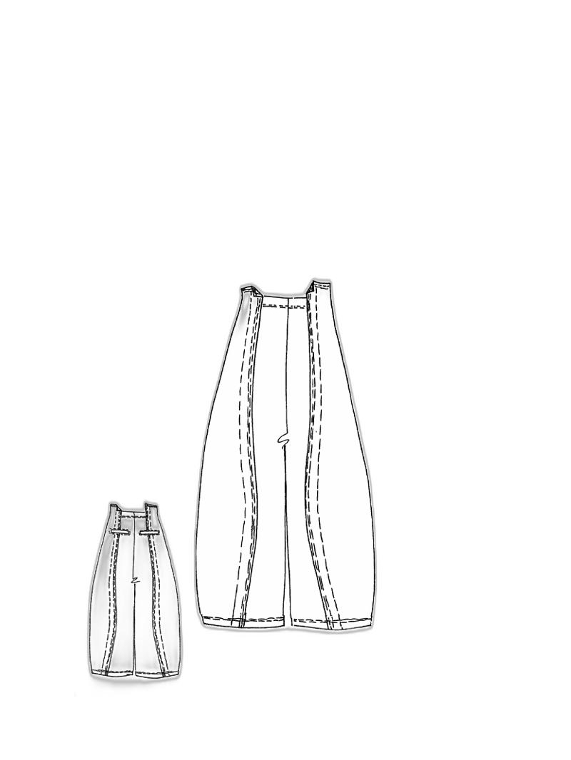 Rundholz DIP - Knöchellange leinen baumwoll stretch hose - 1252240109