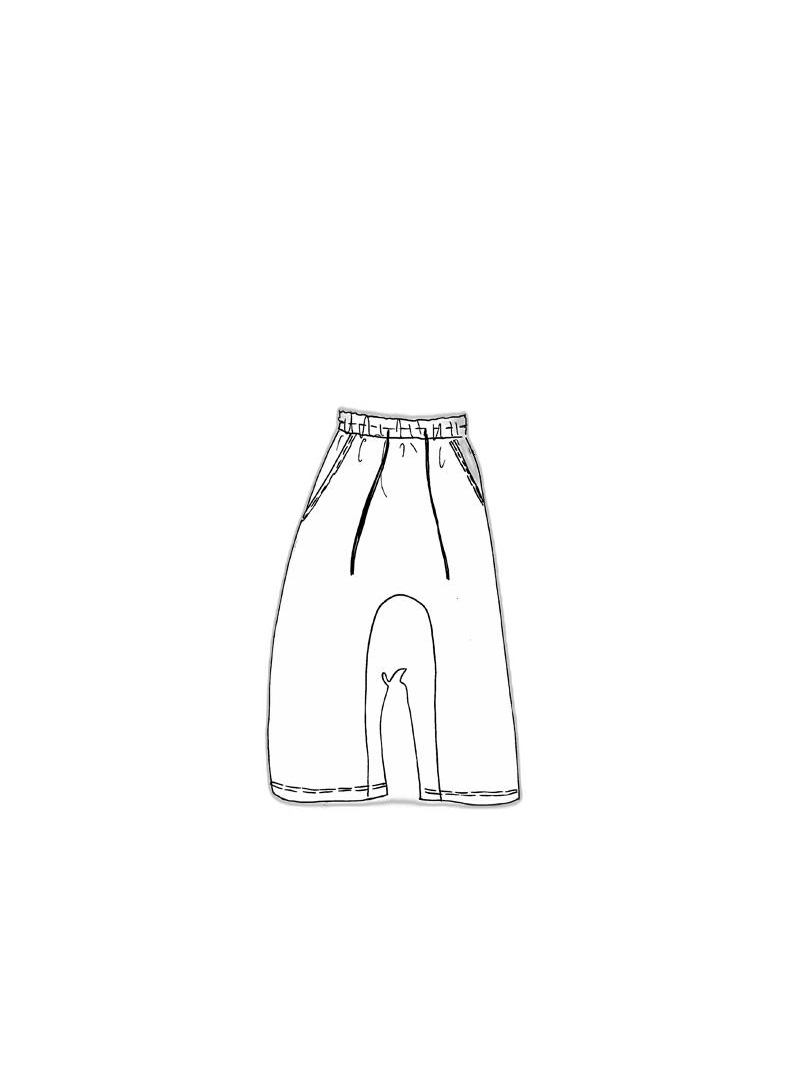 Rundholz DIP - Weite wadenlange thin french terry jogginghose - 1252280106