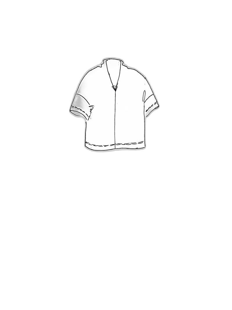 Rundholz DIP - Weites thin french terry t-shirt - 1252280501