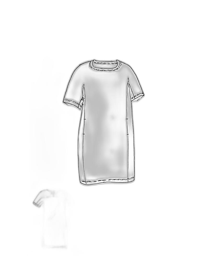 Rundholz DIP - Wadenlanges thin french terry kleid - 1252280902