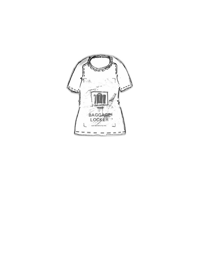 Rundholz DIP - Schmales baumwoll jersey t-shirt mit platziertem druck - 1252300501