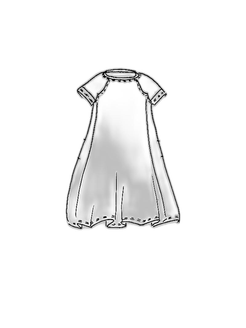 Rundholz DIP - Sehr weites baumwoll jersey kleid - 1252300928