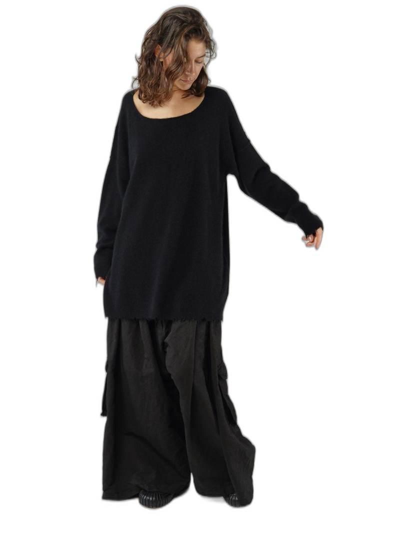 Rundholz DIP - Lockerer merino waschbär strick pullover - 1252330704