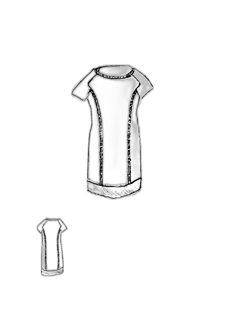 Rundholz DIP - Schmales rippenjersey t-shirt - 1252340502