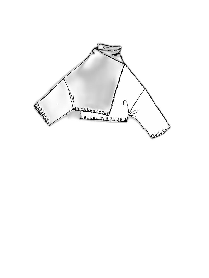 Rundholz DIP - Kurze leinen strickjacke - 1252447104