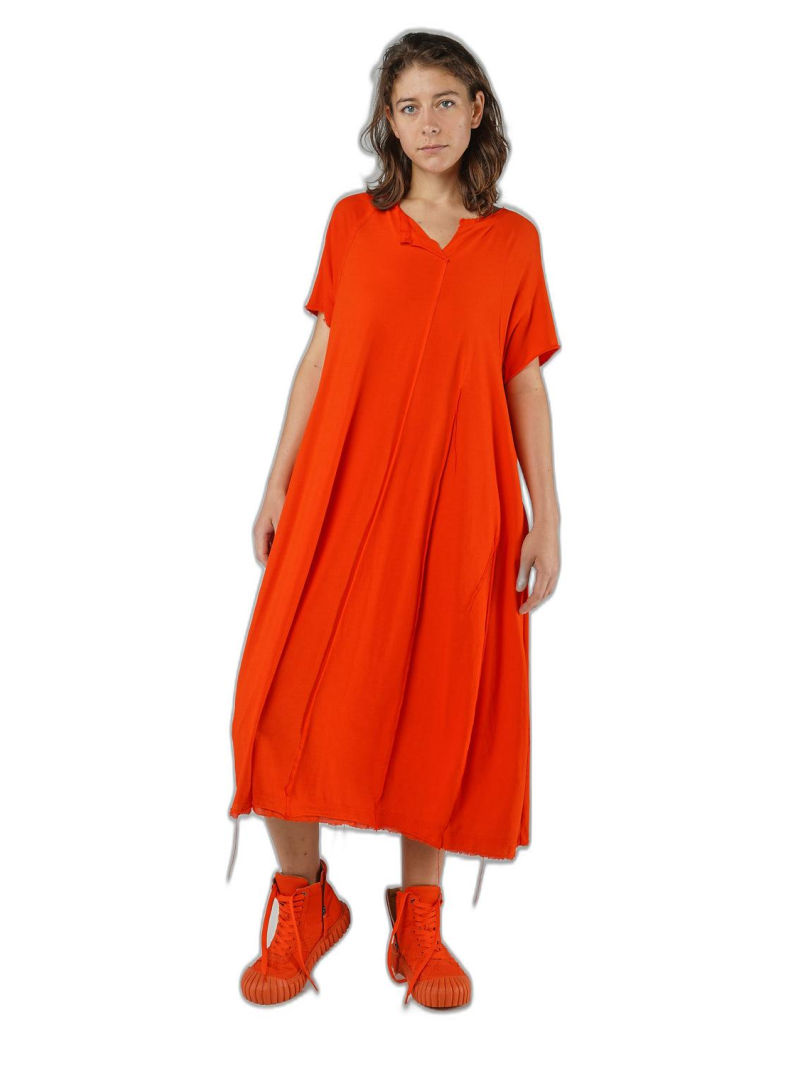 Rundholz DIP - Weites baumwoll crepe jersey cupro kleid - 1252560905