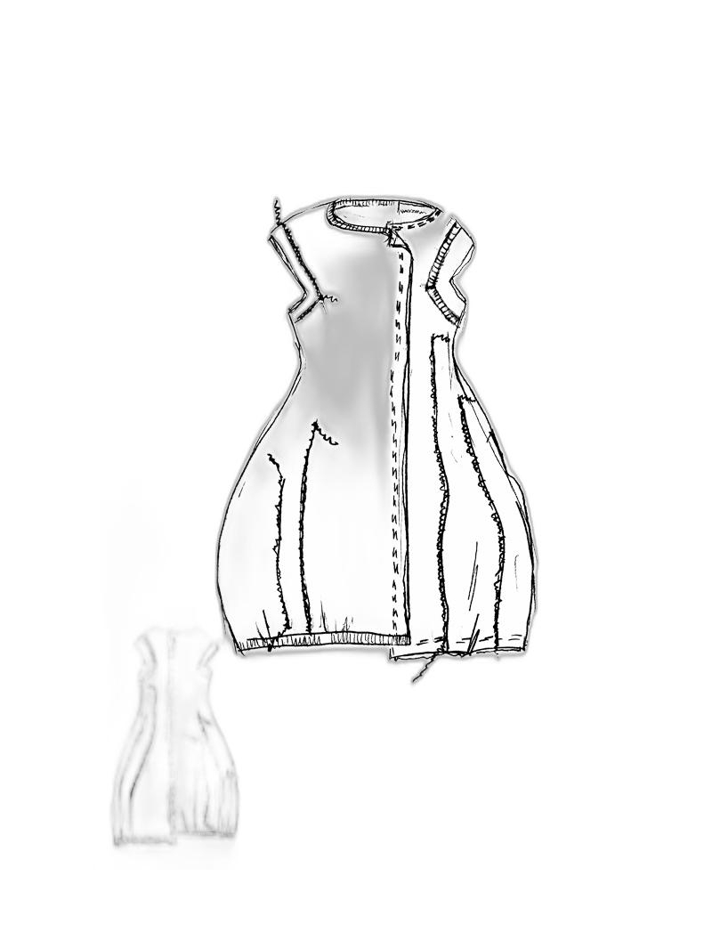 Rundholz DIP - Ballonförmiges baumwoll crepe jersey cupro kleid - 1252560910