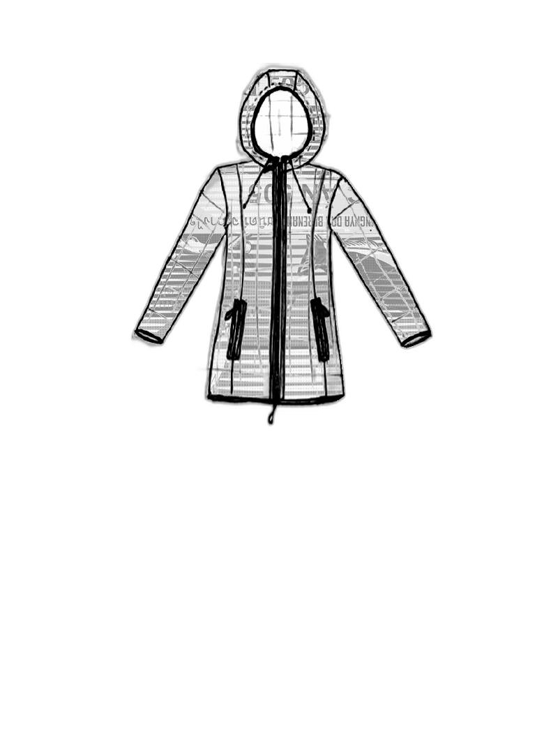 Rundholz Black Label - Gerade schmale wattierte nylon jacke - 1253211102