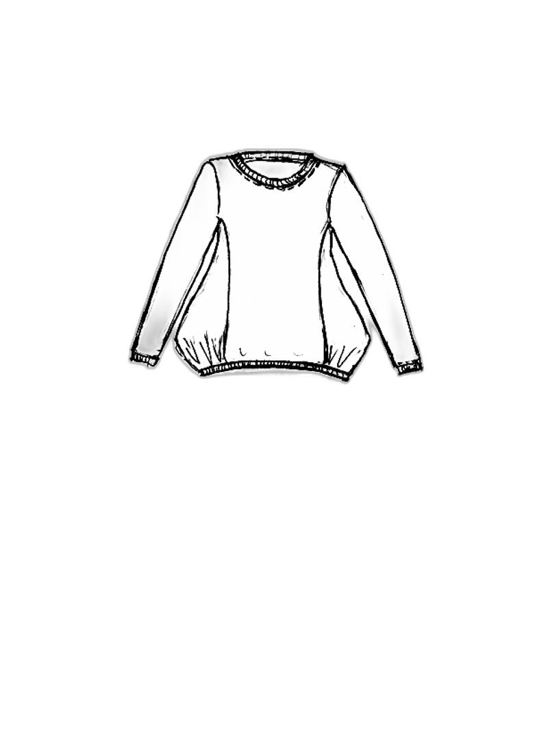 Rundholz Black Label - Hüftlanges french terry t-shirt - 1253250501