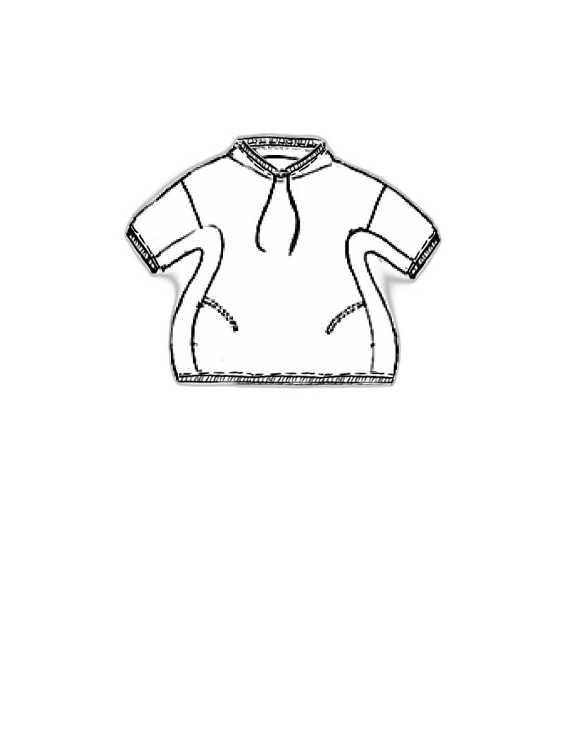 Rundholz Black Label - Gerades weites french terry t-shirt - 1253250507