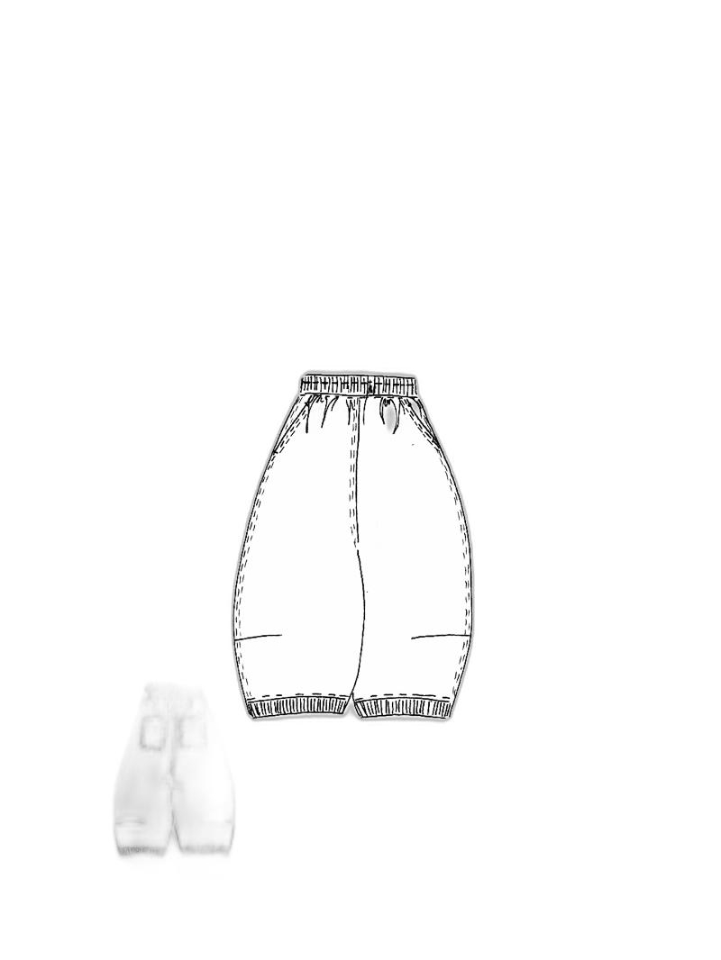 Rundholz Black Label - Ballonförmige baumwollvoile hose - 1253320109