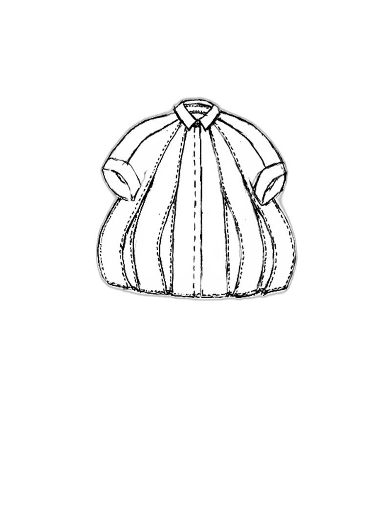 Rundholz Black Label - Hüftlange baumwollvoile bluse - 1253320401