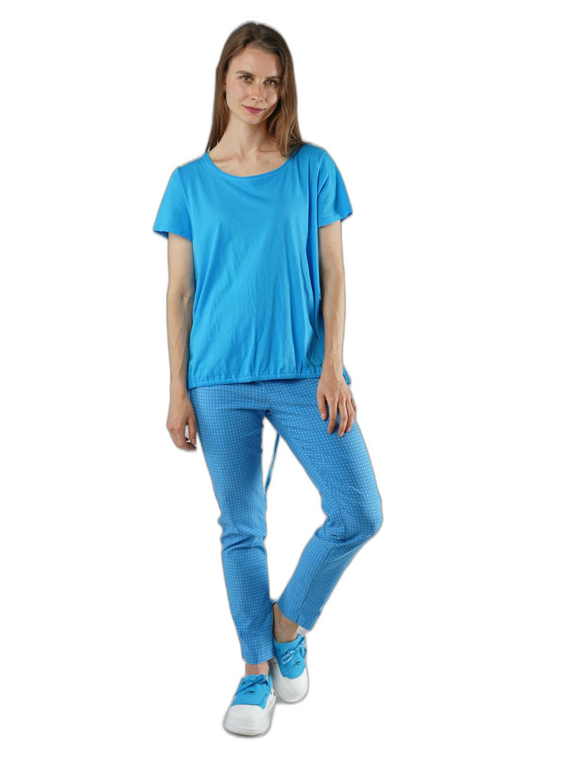 Rundholz Black Label - Ausgestelltes papercotton jersey t-shirt - 1253370523