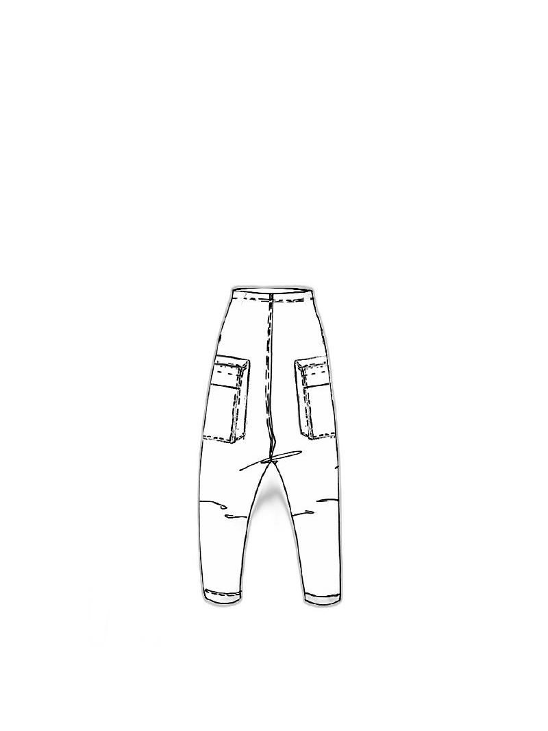 Rundholz Black Label - Schmale baumwolltwill stretch hose - 1253390123