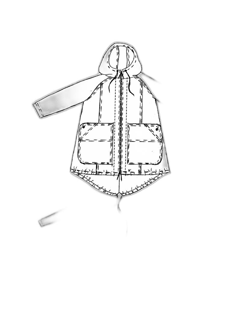 Rundholz Black Label - Lockere nylon jacke - 1253431103