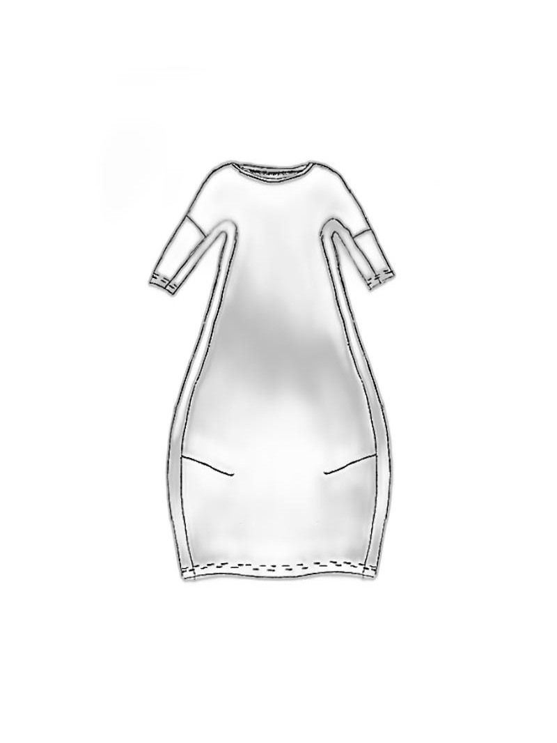 Rundholz Black Label - Ballonförmiges pima baumwoll jersey kleid - 1253470902