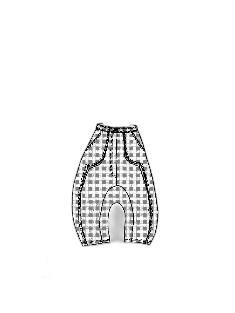 Rundholz Black Label - Weite baumwollstretch hose mit druck - 1253490104