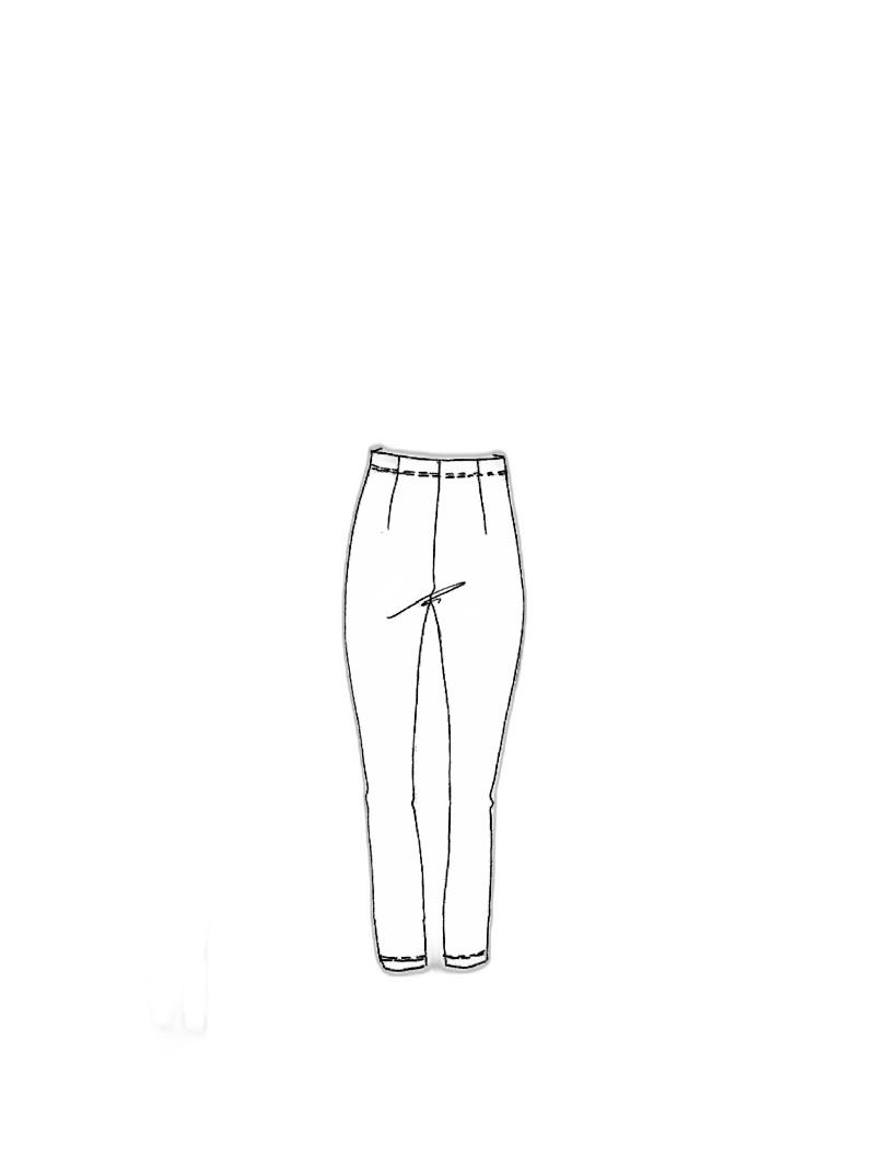 Rundholz Black Label - Pantalon droit étroit cottonshape - 1253630101