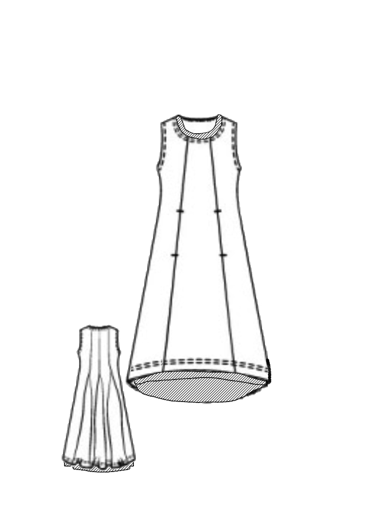 Rundholz Black Label - A-förmiges Cottonshape Kleid - 1253630913