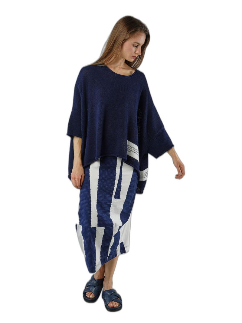 Rundholz Black Label - Oversize leinen strick pullover - 1253720713