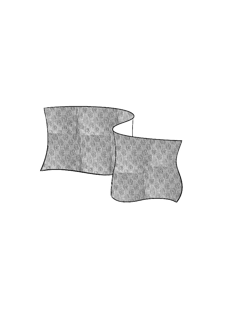 Rundholz Black Label - Langer leinen strick schal - 1253731403