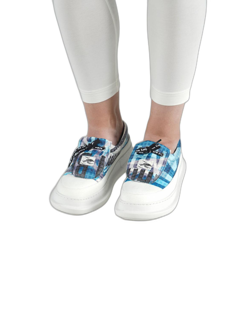 Rundholz Black Label - Tyvek halbschuhe mit druck - 1253985254