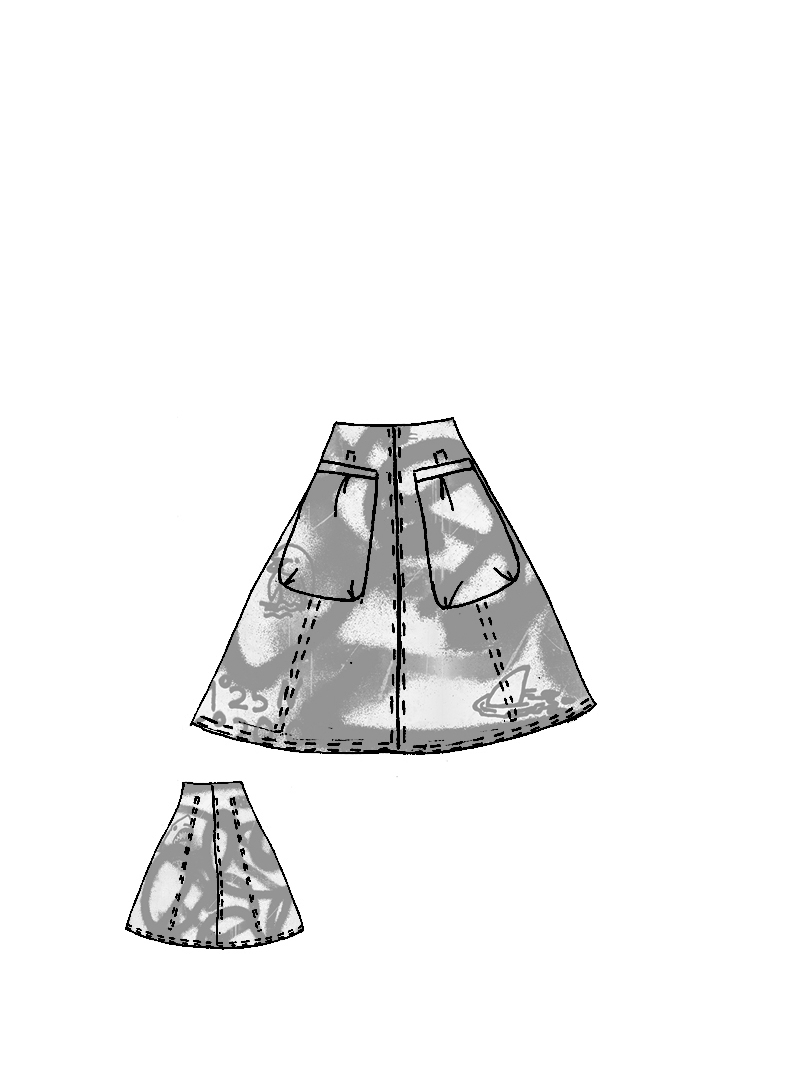 Rundholz - Wasserdichter Soft Shell Tellerrock - 1261000303