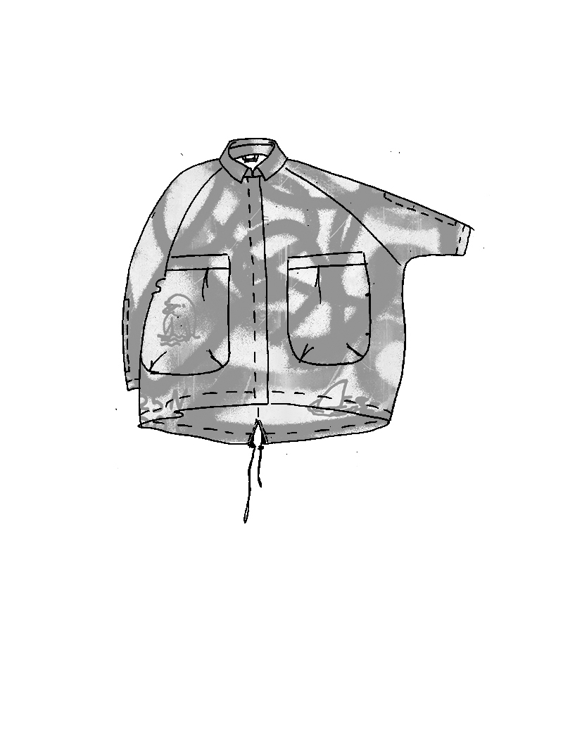 Rundholz - Wasserdichte Soft Shell Oversize Jacke - 1261001104