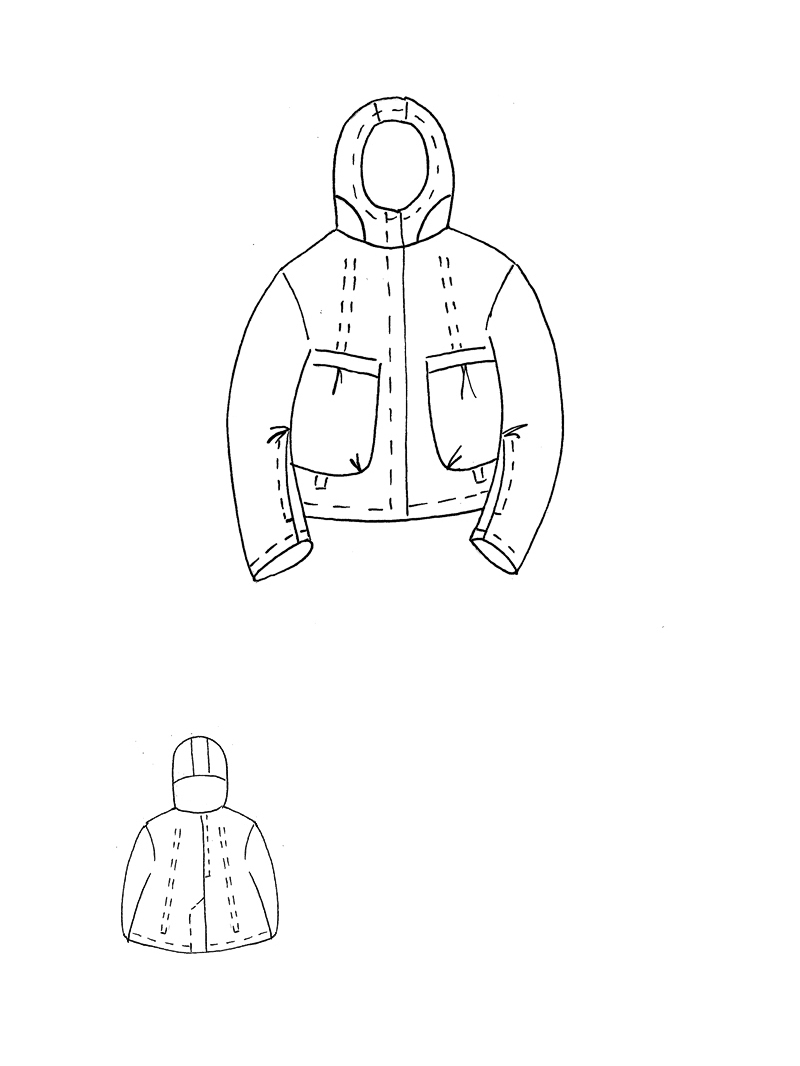 Rundholz - Kurze Wasserdichte Soft Shell Jacke - 1261001112