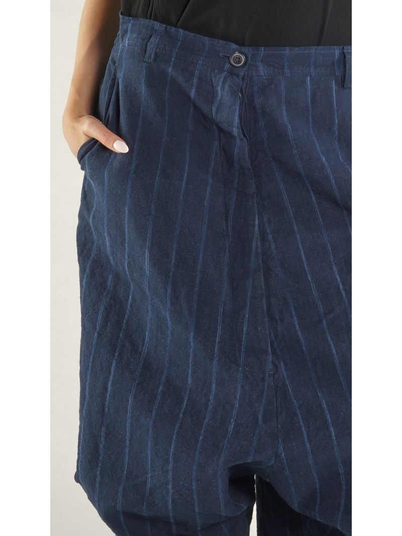 Rundholz - Gerade geschnittene Hose mit Bandapplikation - 1261020101