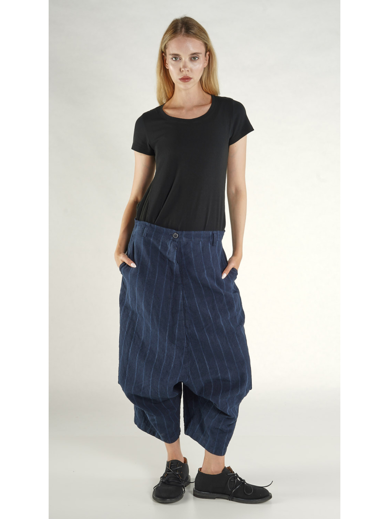 Rundholz - Gerade geschnittene Hose mit Bandapplikation - 1261020101