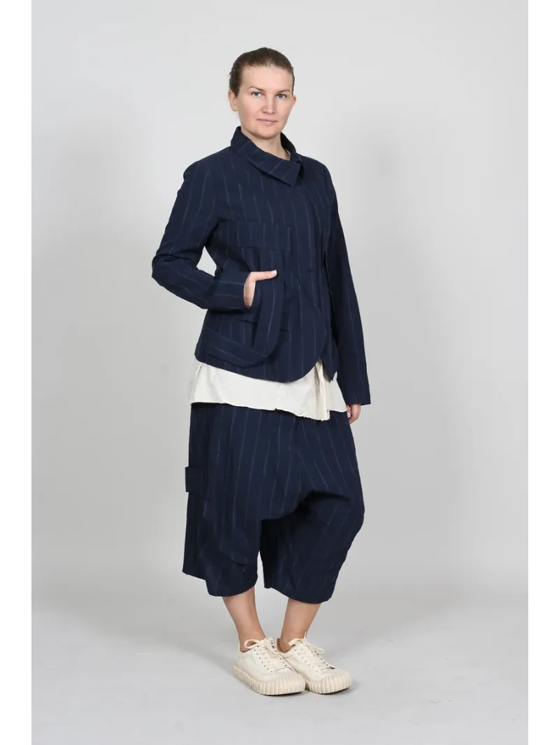 Rundholz - Gerade geschnittene Hose mit Bandapplikation - 1261020101