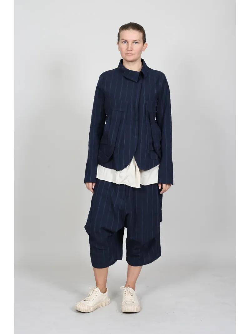 Rundholz - Gerade geschnittene Hose mit Bandapplikation - 1261020101