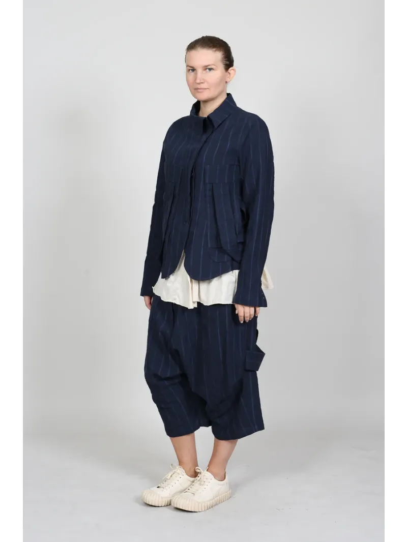 Rundholz — приталенный пиджак с аппликацией из ленты — 1261021106