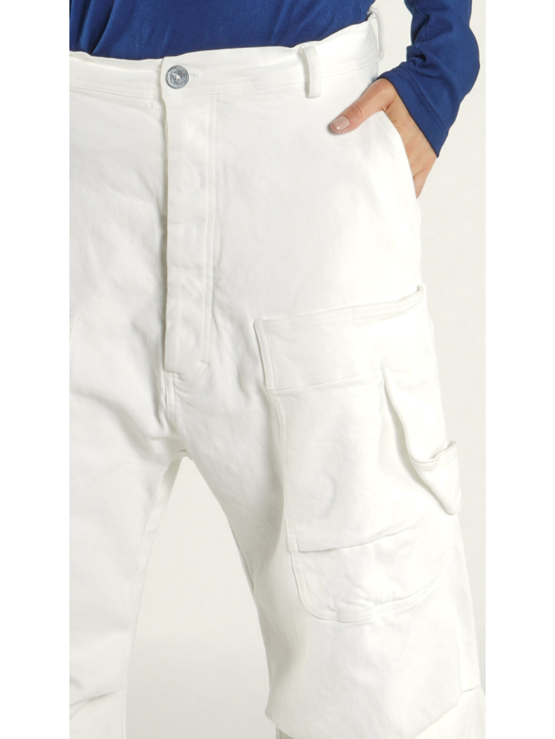 Rundholz - Lockere Denim Hose mit Kreide Veredlung - 1261040101