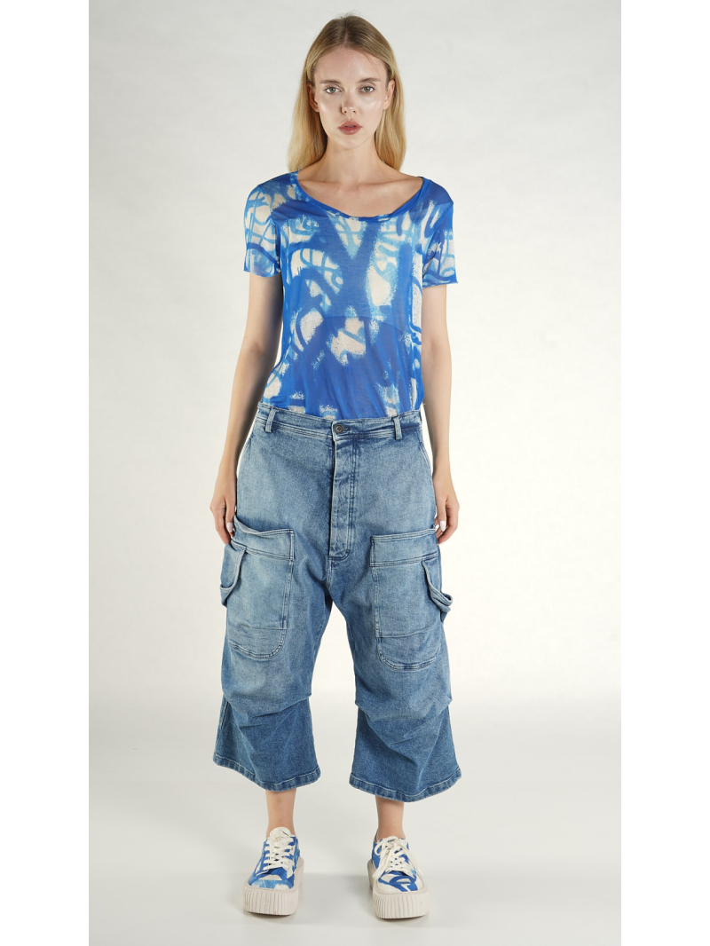 Rundholz - Lockere Denim Hose mit Indigo Wash - 1261040111