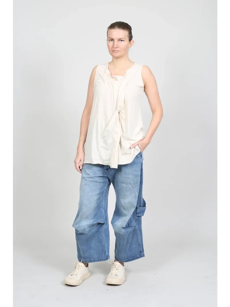 Rundholz - Pantalon ballon avec application de ruban - 1261040112