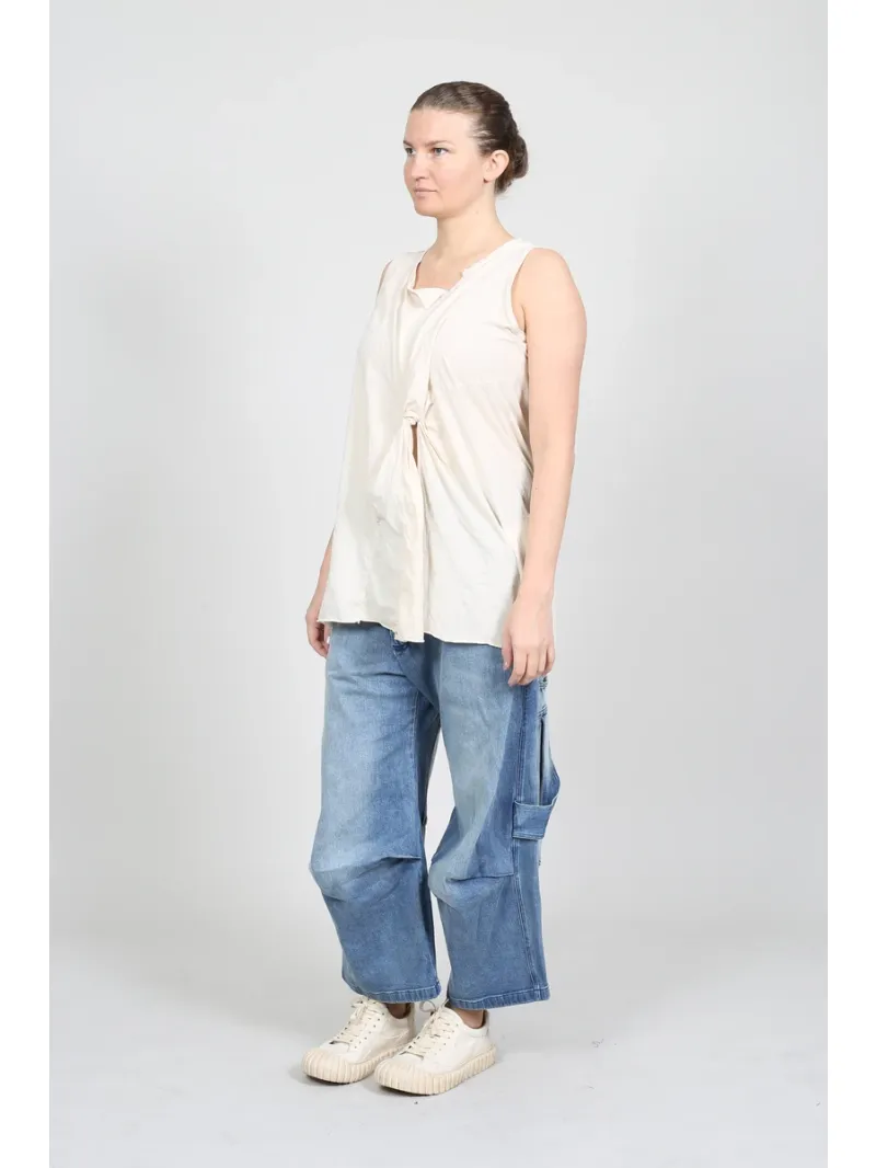 Rundholz - Pantalon ballon avec application de ruban - 1261040112