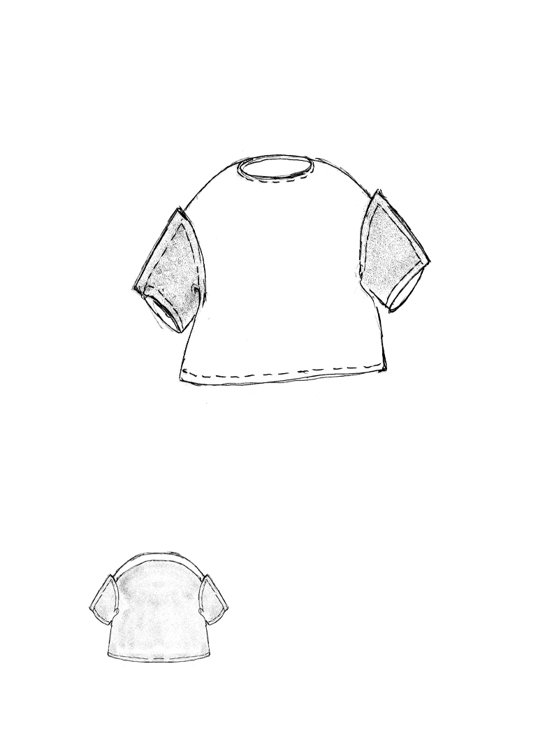 Rundholz - Oversize Leinen T-shirt - 1261110602