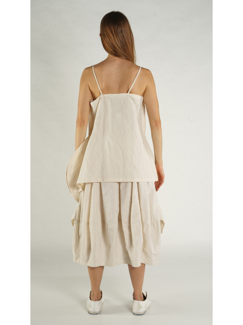 Rundholz - Asymmetrisches Leinen mix Top - 1261120808