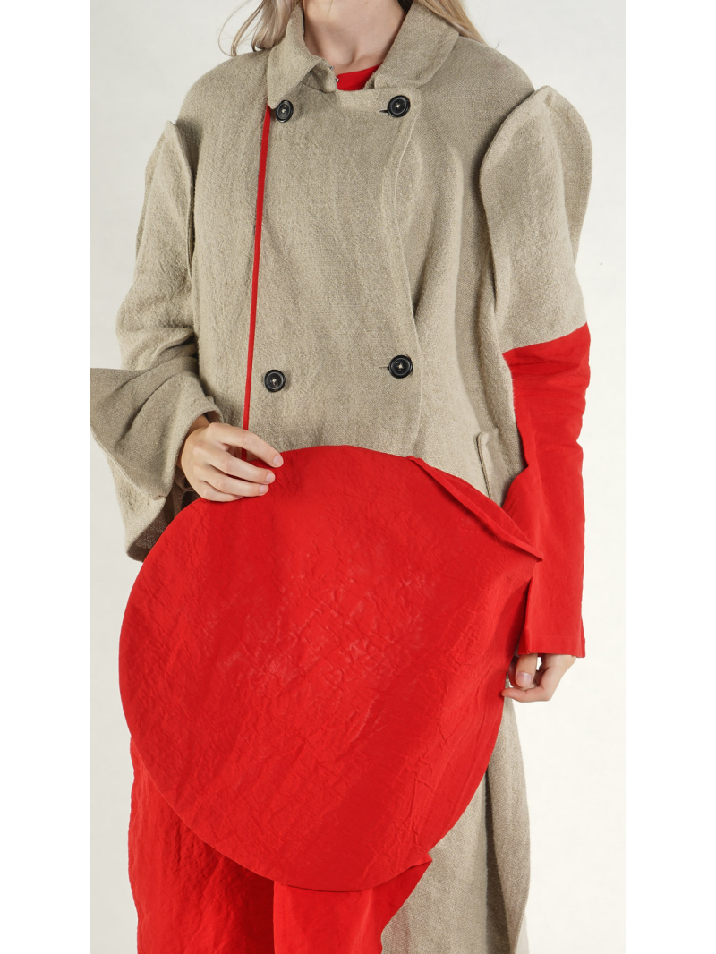 Rundholz - Runder Leinen mix Shopper - 1261122526